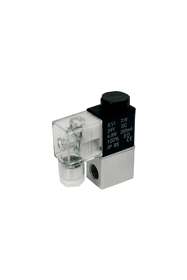 Ilustração Válvula Direcional Solenoide 2/2 vias