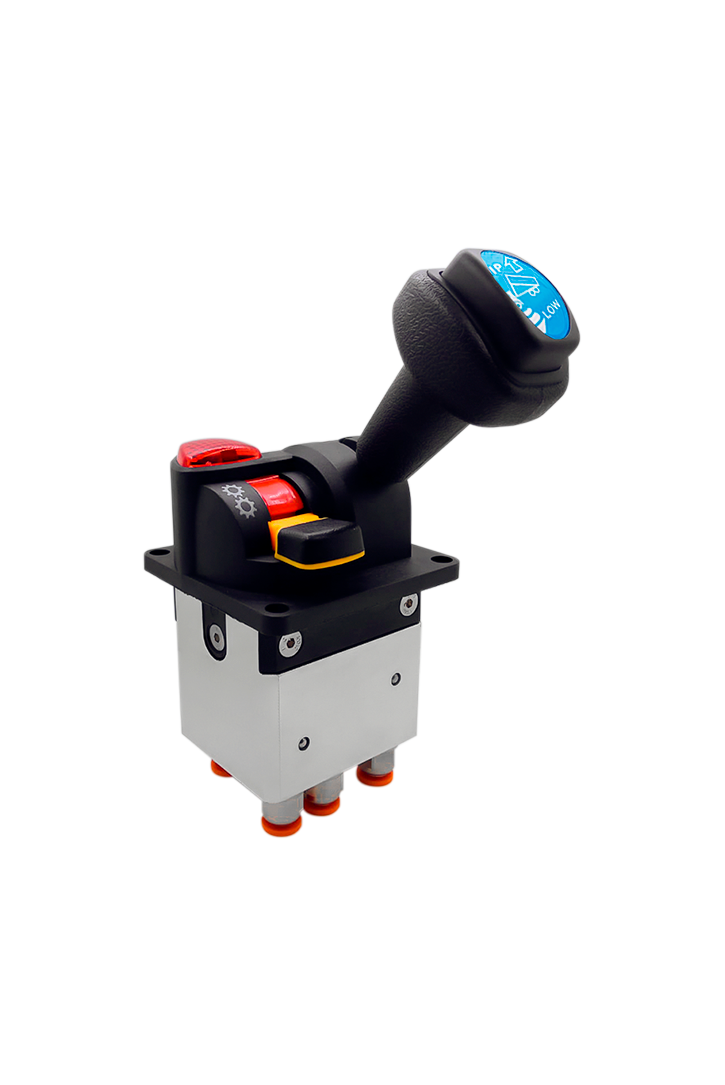 Ilustração Válvula Joystick Maneco Corpo Usinado