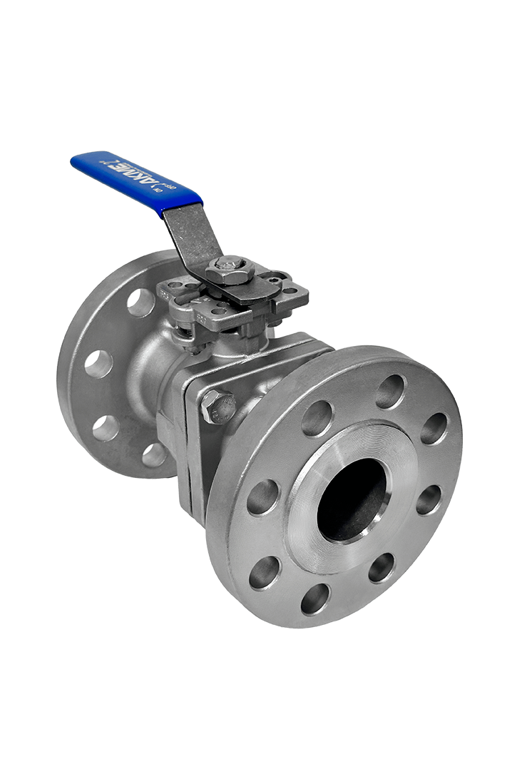 Ilustração Válvula Esfera Bipartida Com Flange 300LBS